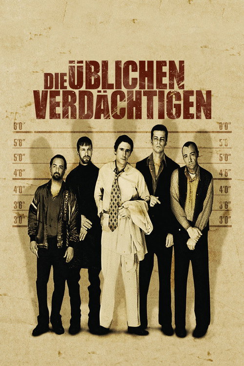 Plakat von Die üblichen Verdächtigen