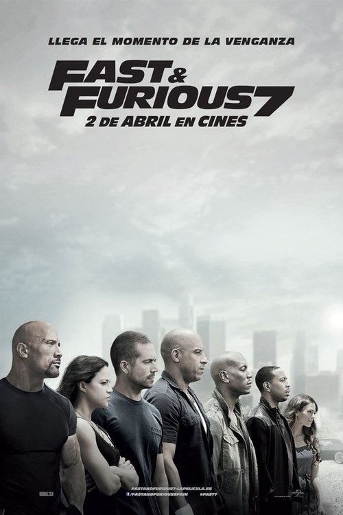 Póster de Fast & Furious 7