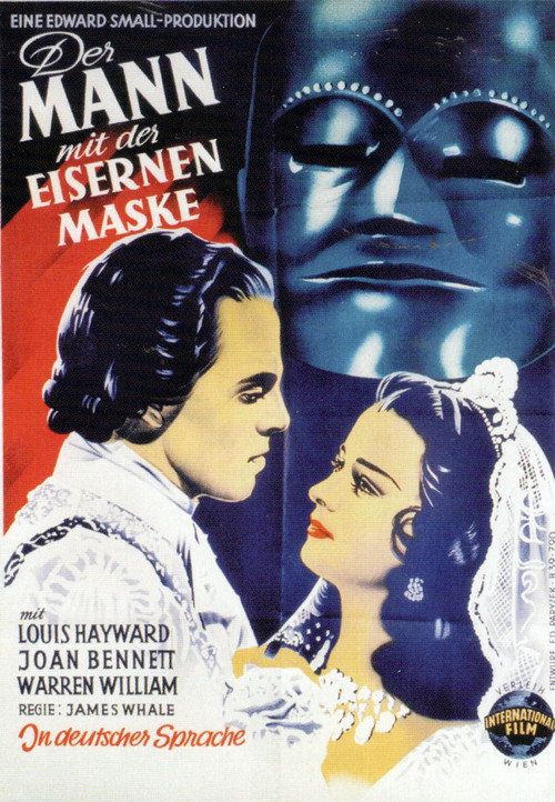 Plakat von Der Mann mit der eisernen Maske